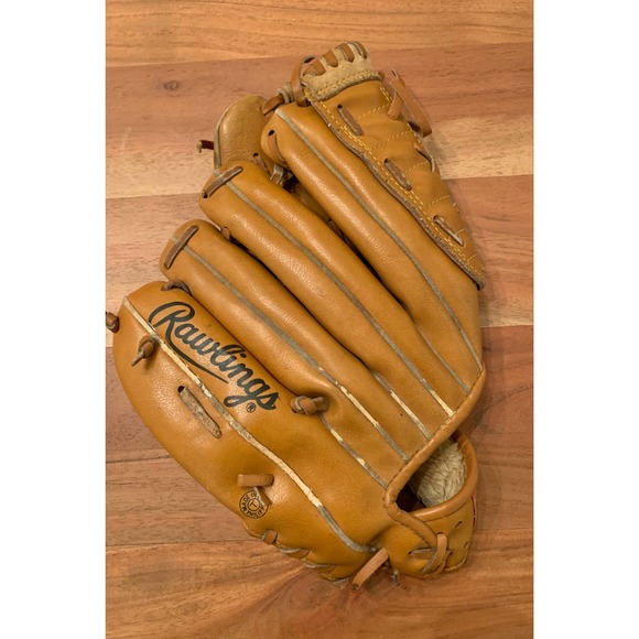 Rawlings Baseball Youth Glove Rickey Henderson RBG135 RHT Leather, FAST SHIP! - Picture 5 of 9